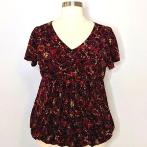 Worthington woman abstract blouse